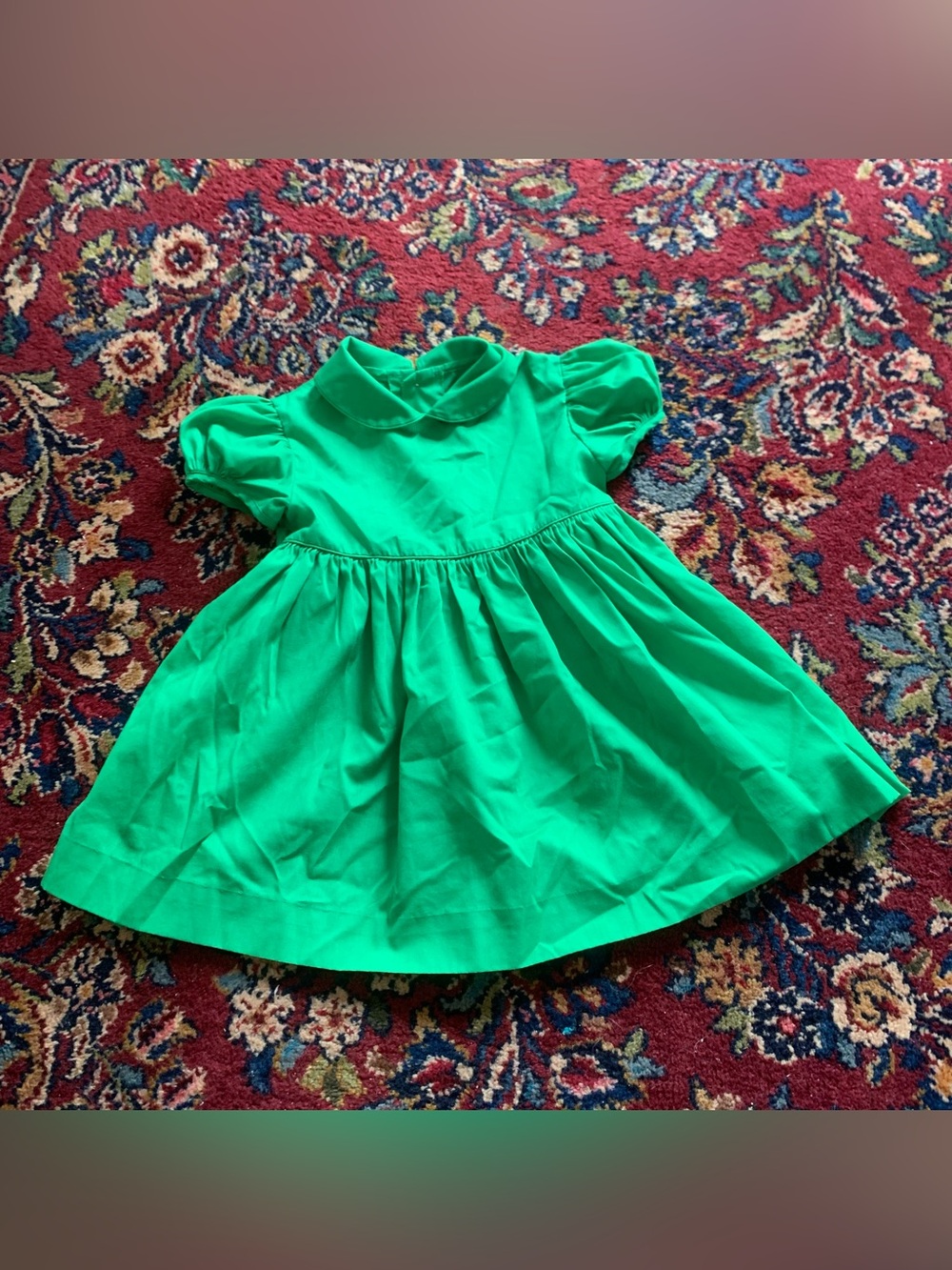 Vintage C.I. Castro Dress Collar green